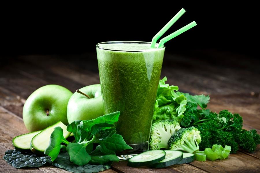 green vegetable juice